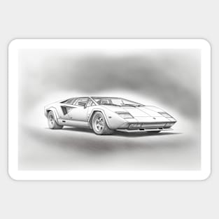 Lamborghini Countach Sticker